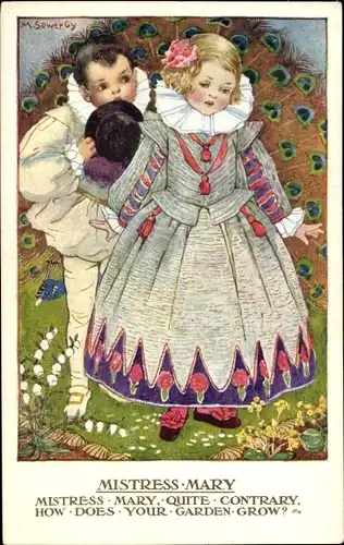 Künstler Ak Sowerby, M., Mistress Mary quite contrary