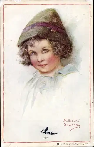 Künstler Ak Sowerby, M., Pat, Jungenportrait