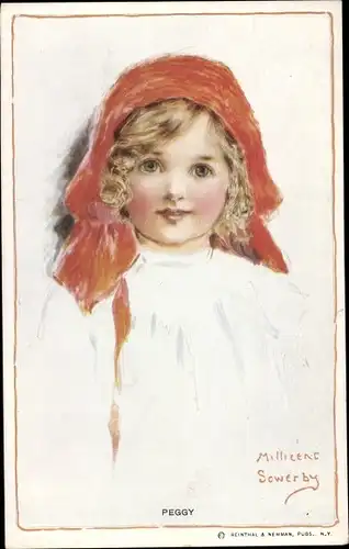 Künstler Ak Sowerby, M., Peggy, Mädchenportrait