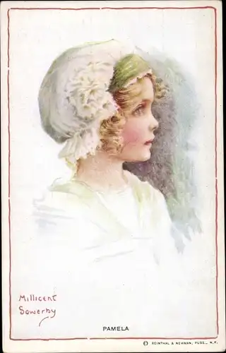 Künstler Ak Sowerby, M., Pamela, Mädchenportrait