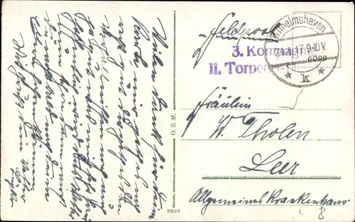 Ak Deutsche Kriegsschiffe, Torpedoboot Division im Hafen, Seeleute