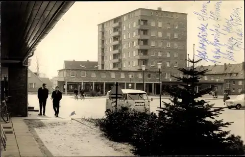 Foto Ak Quickborn in Holstein, Stadtansicht, Hochhaus