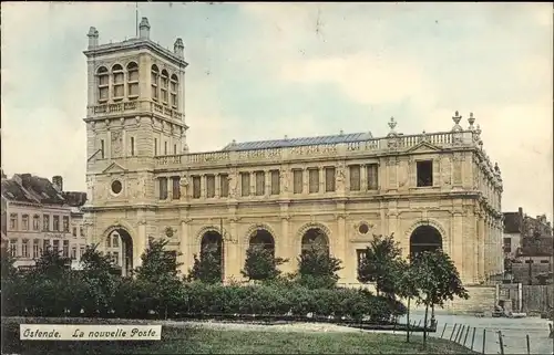 Ak Oostende Ostende Westflandern, La nouvelle Poste