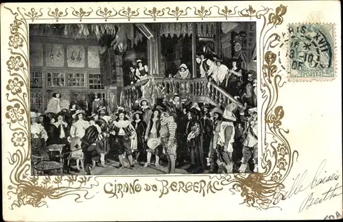 Ak Theaterszene, Cyrano de Bergerac