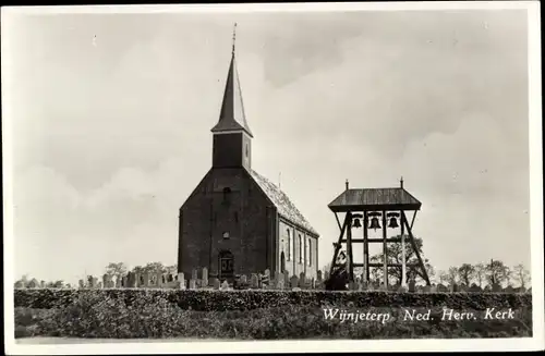 Ak Wijnjeterp Friesland Niederlande, Ned. Herv. Kerk