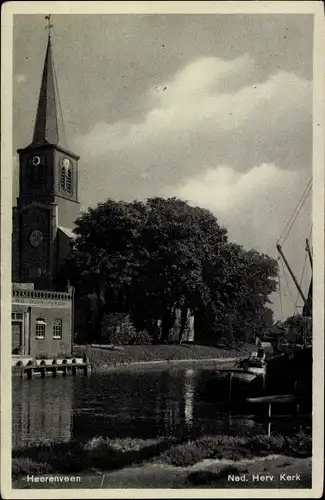 Ak Heerenveen Friesland Niederlande, Ned. Herv. Kerk