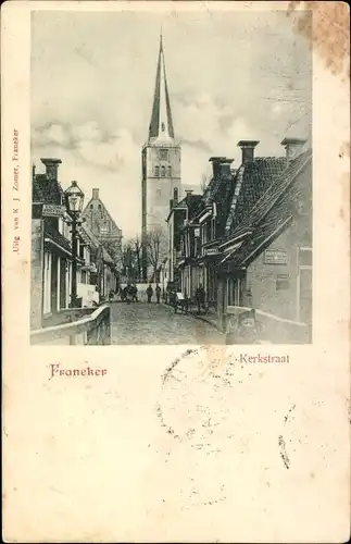 Ak Franeker Friesland Niederlande, Kerkstraat