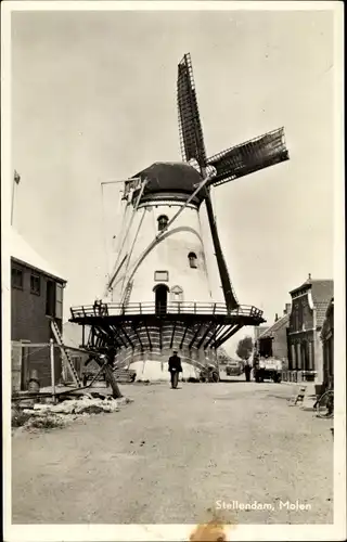 Ak Stellendam Goeree Overflakkee Südholland, Windmühle