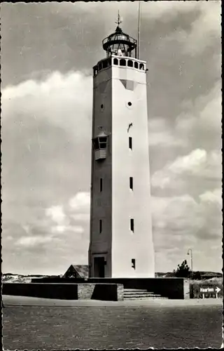 Ak Noordwijk aan Zee Südholland, Leuchtturm