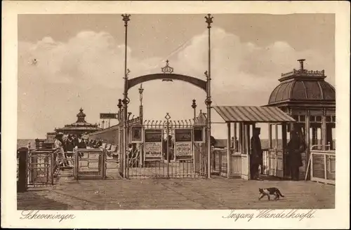 Ak Scheveningen Den Haag Südholland, Ingang Wandelhoold