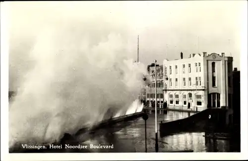 Ak Vlissingen Zeeland Niederlande, Hotel Nordzee Boulevard