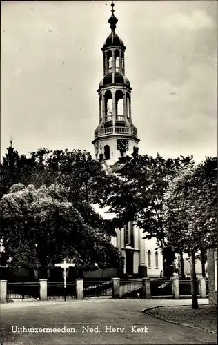 Ak Uithuizermeeden Groningen, Ned. Herv. Kerk