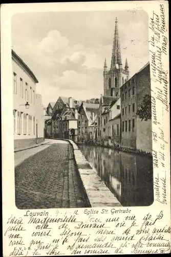 Ak Louvain Leuven Flämisch Brabant, Eglise Ste Gertrude