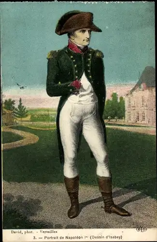 Künstler Ak Isabey, Portrait de Napoleon Ier