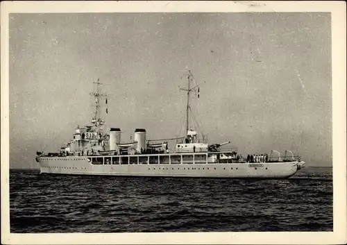 Ak Französisches Kriegsschiff, Bougainville, Aviso Colonial