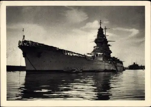Ak Französisches Kriegsschiff, Richelieu, Cuirasse