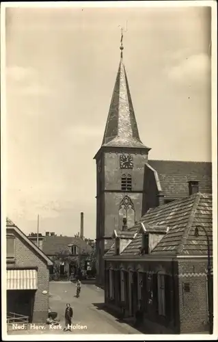 Ak Holten Overijssel Niederlande, Ned. Herv. Kerk