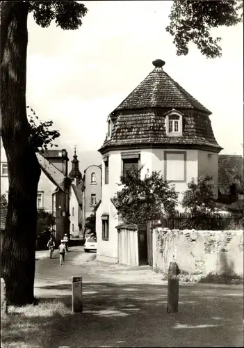 Ak Königsbrück in der Oberlausitz, Wohnhaus in Pavillonform