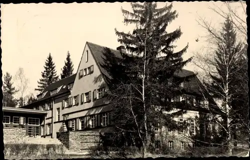 Ak Grünhain Beierfeld im Erzgebirge Sachsen, Genesungsheim II