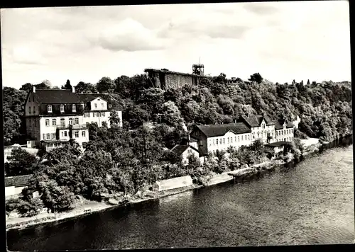 Ak Bad Kösen Naumburg an der Saale, Teilansicht, Blick zum Gradierwerk