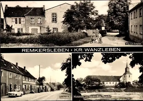 Ak Remkersleben Wanzleben Börde in Sachsen Anhalt, Klosterkirche, Feierabendheim Mayendorf