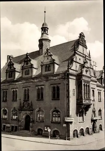 Ak Schönebeck an der Elbe, Rathaus, Ratskeller