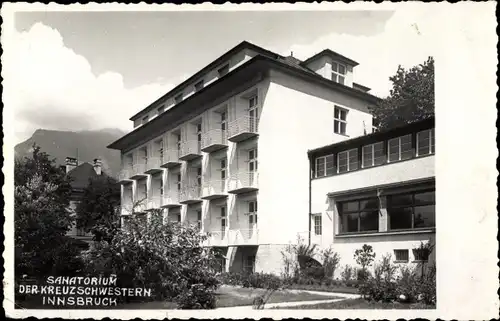 Ak Innsbruck in Tirol, Sanatorium der Kreuzschwestern