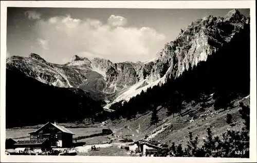 Ak Telfes im Stubai Tirol, Almgasthof Schlickeralm