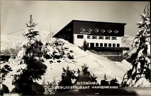 Ak Kitzbühel in Tirol, Bergrestaurant Hahnenkamm