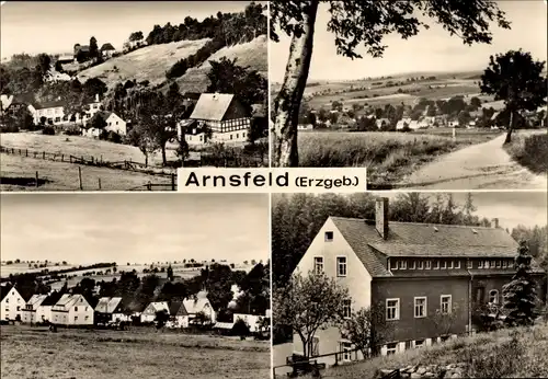 Ak Arnsfeld Mildenau im Erzgebirge, Teilansichten