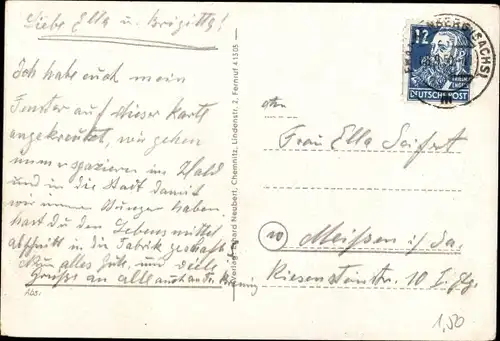 Ak Frankenberg in Sachsen, Genesungsheim der Landesversicherungsanstalt Sachsen