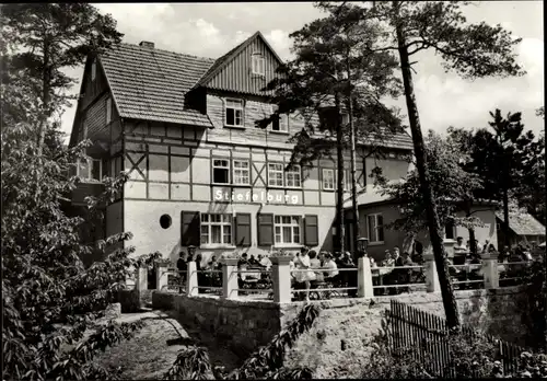 Ak Klettbach in Thüringen, Berggaststätte Stiefelburg