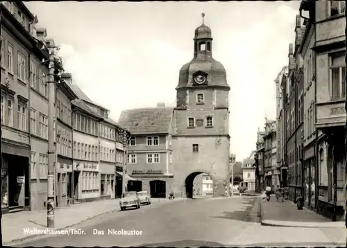 Ak Waltershausen in Thüringen, Nikolaustor