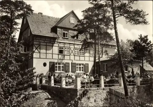Ak Klettbach in Thüringen, Berggaststätte Stiefelburg