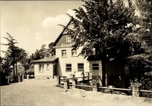 Ak Klettbach in Thüringen, Berggaststätte Stiefelburg