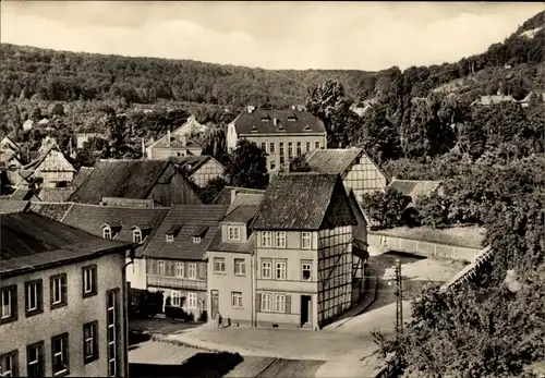 Ak Bleicherode am Harz, Teilansicht mit Windelskopf