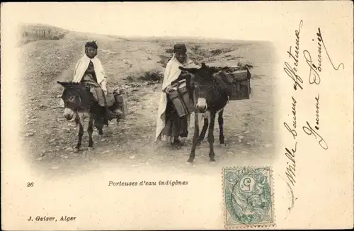 Ak Algerien, Porteuses d'eau indigènes