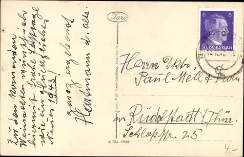 Ak Teplice Teplitz Schönau Reg. Aussig, Stadtansicht