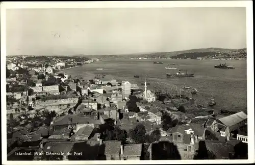 Ak Konstantinopel Istanbul Türkei, Vue Generale du Port