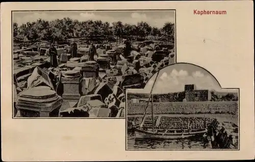 Ak Kafarnaum Kapernaum Israel, Stadtansichten