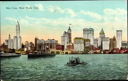 Ak New York City USA, Sky Line