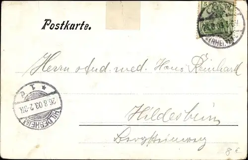 Passepartout Litho Köln, 50jähr. Generalversammlung d. Katholiken Deutschland 1903