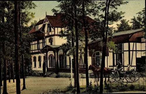Ak Hornhausen Oschersleben an der Bode, Waldhotel Hubertushöhe