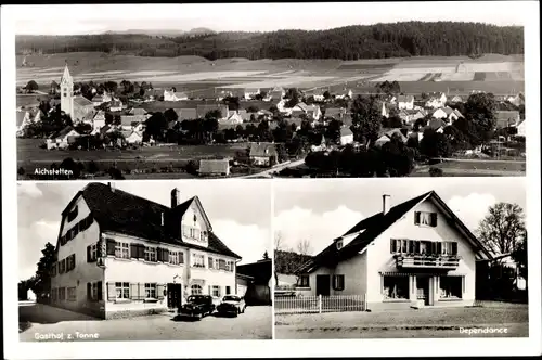 Ak Aichstetten im Allgäu Württemberg, Gasthof zur Tanne, Dependance, Panorama