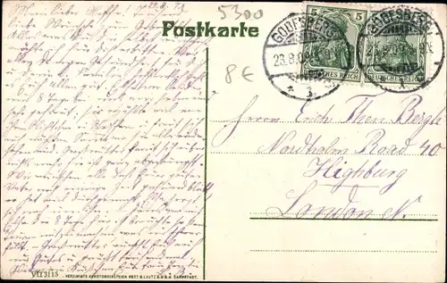 Ak Bad Godesberg Bonn Rhein, Kaiserstraße