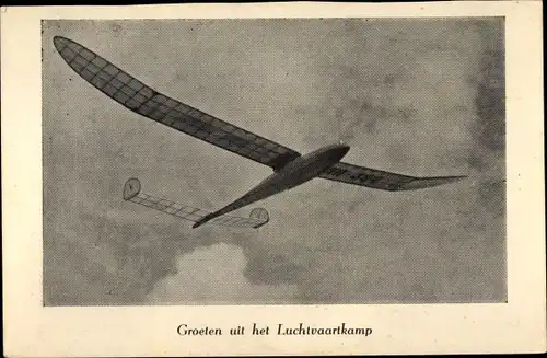 Ak Segelflugzeug, Groeten uit het Luchtvaartkamp