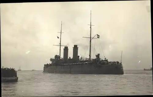 Foto Ak Niederländisches Kriegsschiff