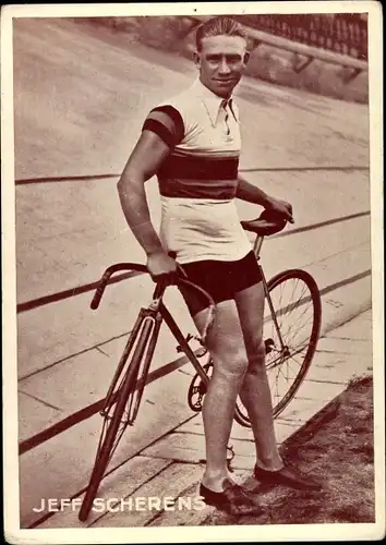Ak Jeff Scherens, Portrait, Radsport, Fahrrad