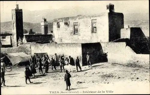 Ak Taza Marokko, Maroc Oriental, Interieur de la Ville