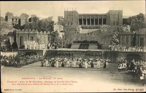 Ak Theaterszene, Parysatis, Le Ballet, IIe Acte
